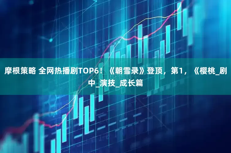 摩根策略 全网热播剧TOP6！《朝雪录》登顶，第1，《樱桃_剧中_演技_成长篇