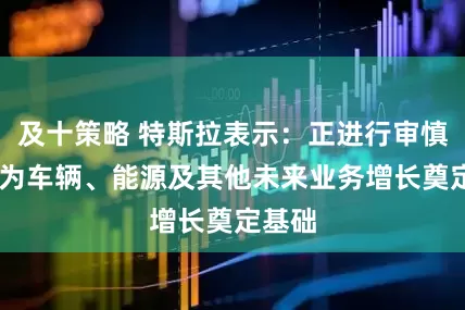 及十策略 特斯拉表示：正进行审慎投资 为车辆、能源及其他未来业务增长奠定基础
