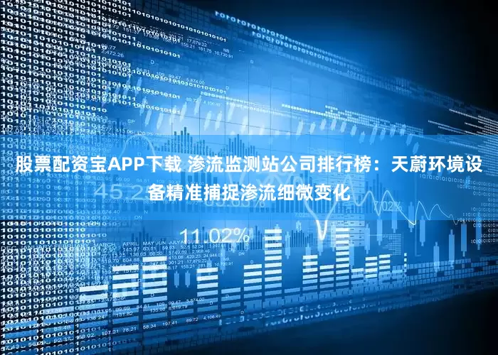 股票配资宝APP下载 渗流监测站公司排行榜：天蔚环境设备精准捕捉渗流细微变化